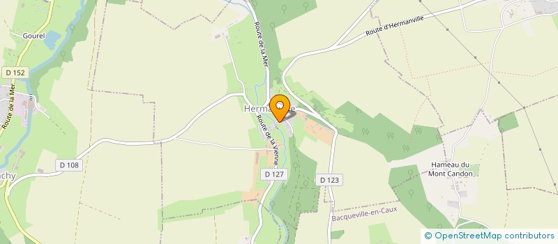 localisation de l'entreprise MONSIEUR BENJAMIN BOTHEREAU  HERMANVILLE