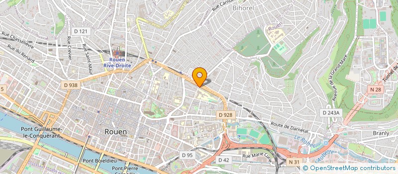 localisation de l'entreprise MONSIEUR BENJAMIN BOTTET  ROUEN