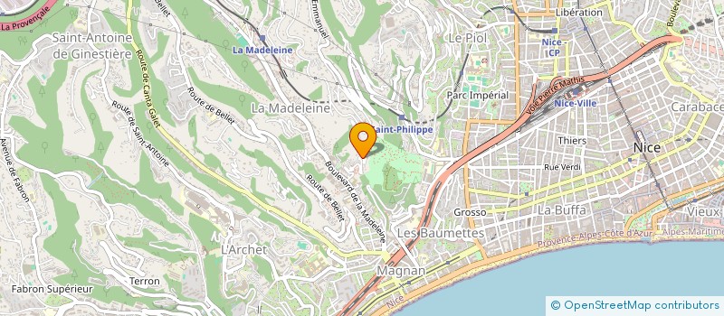 localisation de l'entreprise MONSIEUR BENJAMIN BOUCHETEIL à NICE