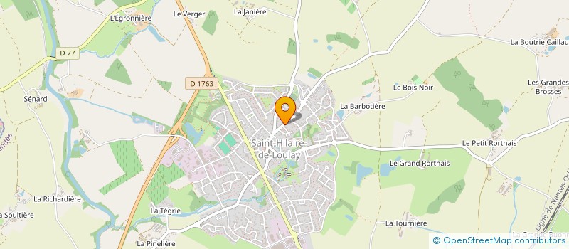 localisation de l'entreprise MONSIEUR BENJAMIN BOUDAUD à MONTAIGU-VENDEE
