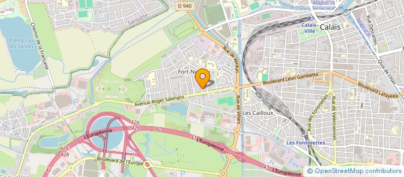 localisation de l'entreprise MONSIEUR BENJAMIN BOUDEVILLE  CALAIS