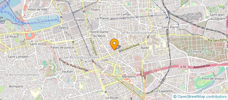 localisation de l'entreprise MONSIEUR BENJAMIN BOUDON à MARSEILLE
