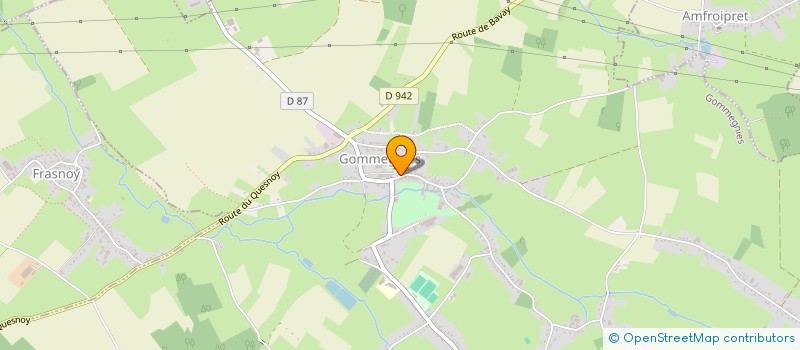 localisation de l'entreprise MONSIEUR BENJAMIN BOUDRY  GOMMEGNIES