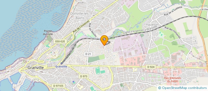 localisation de l'entreprise MONSIEUR BENJAMIN BOUFLET  GRANVILLE