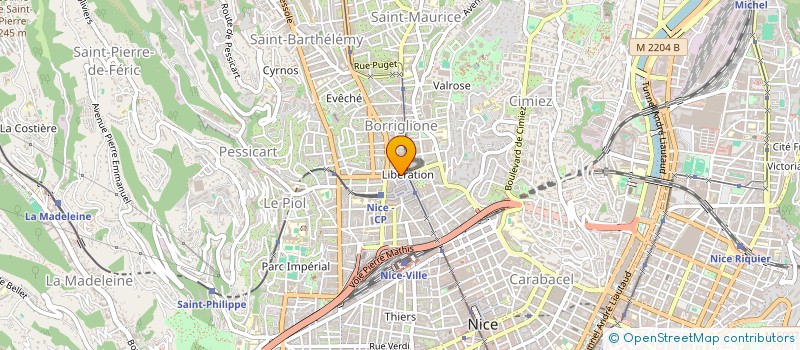 localisation de l'entreprise MONSIEUR BENJAMIN BOUILLON à NICE