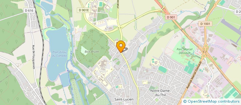 localisation de l'entreprise MONSIEUR BENJAMIN BOULARD  BEAUVAIS