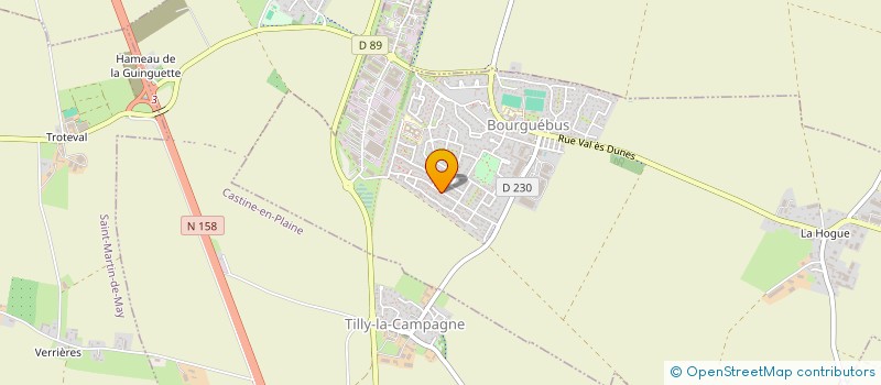 localisation de l'entreprise MONSIEUR BENJAMIN BOULINEAU  BOURGUEBUS