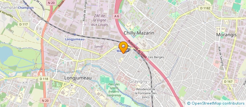 localisation de l'entreprise MONSIEUR BENJAMIN BOULLAIS à CHILLY-MAZARIN