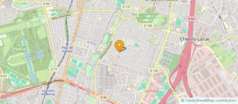 localisation de l'entreprise MONSIEUR BENJAMIN BOUQUEREL  L'HAY-LES-ROSES