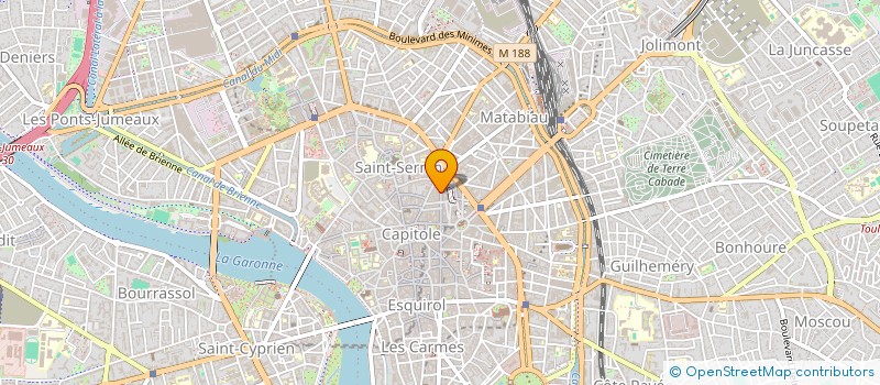 localisation de l'entreprise MONSIEUR BENJAMIN BOURDEAUX à TOULOUSE