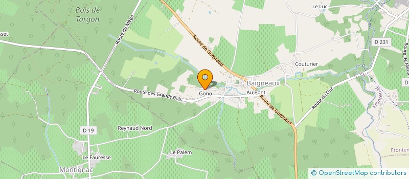 localisation de l'entreprise MONSIEUR BENJAMIN BOURGUIGNON à BAIGNEAUX