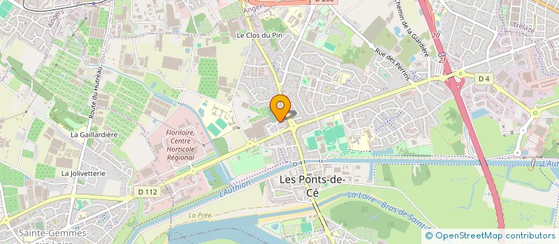 localisation de l'entreprise MONSIEUR BENJAMIN BOURIGAULT  LES PONTS-DE-CE