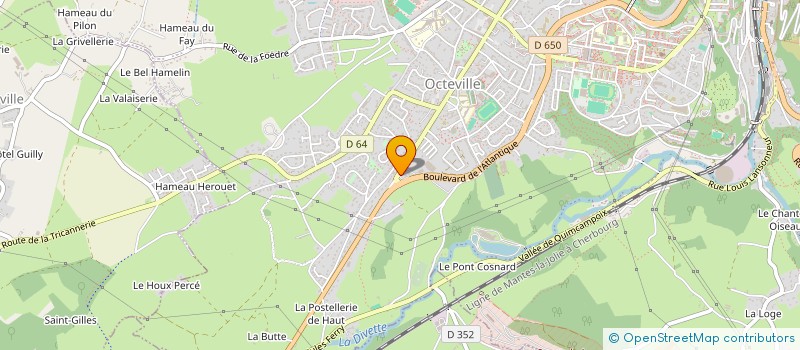 localisation de l'entreprise MONSIEUR BENJAMIN BOURILLON  CHERBOURG-EN-COTENTIN