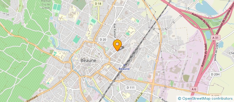 localisation de l'entreprise MONSIEUR BENJAMIN BOURNAT à BEAUNE