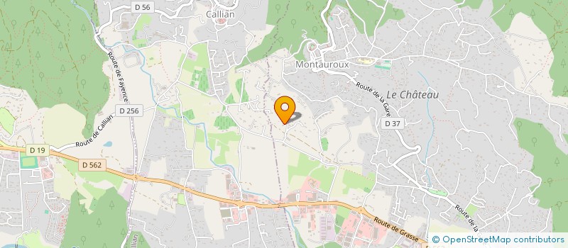 localisation de l'entreprise MONSIEUR BENJAMIN BOURNOT  MONTAUROUX