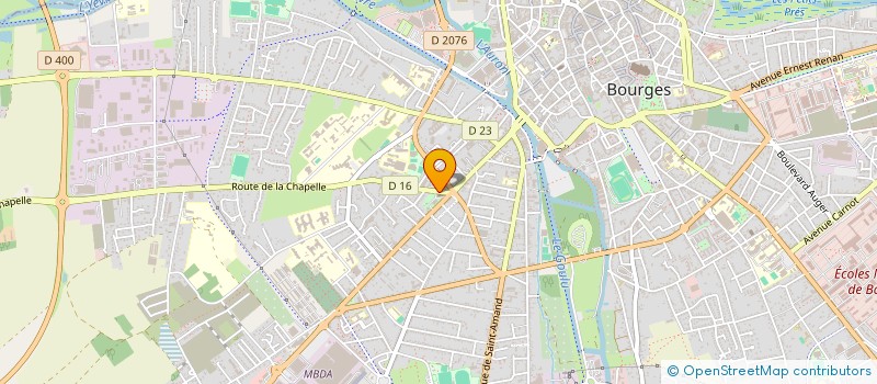 localisation de l'entreprise MONSIEUR BENJAMIN BOURY  BOURGES