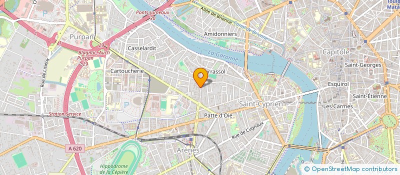 localisation de l'entreprise MONSIEUR BENJAMIN BOUVET  TOULOUSE