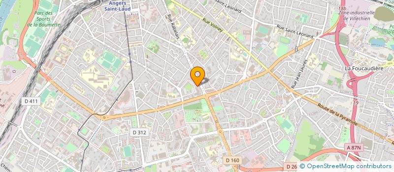 localisation de l'entreprise MONSIEUR BENJAMIN BOUVIER à ANGERS