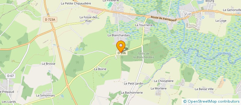 localisation de l'entreprise MONSIEUR BENJAMIN BOUVRON  VUE