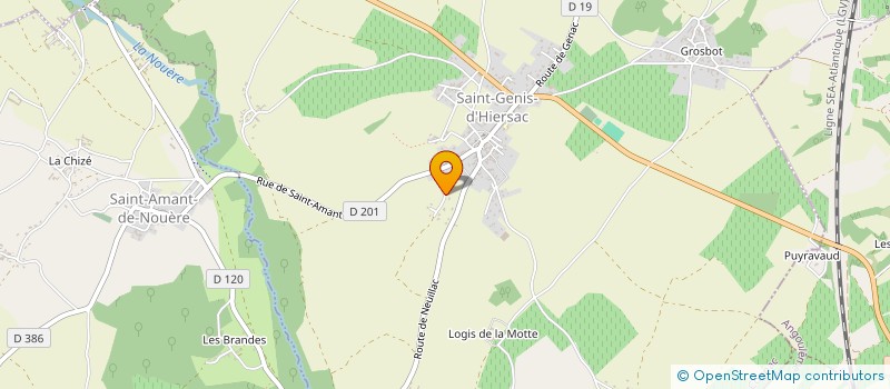 localisation de l'entreprise MONSIEUR BENJAMIN BRANA à SAINT-GENIS-D'HIERSAC