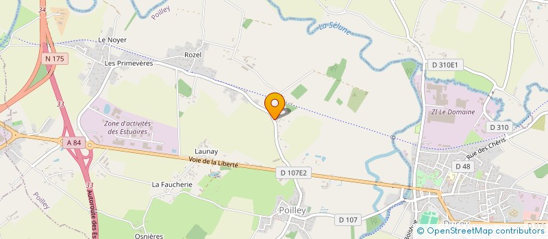 localisation de l'entreprise MONSIEUR BENJAMIN BRAULT  DUCEY-LES CHERIS