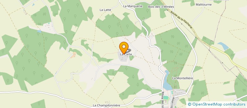 localisation de l'entreprise MONSIEUR BENJAMIN BRAULT  LUNAY