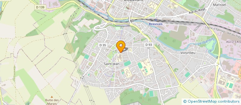 localisation de l'entreprise MONSIEUR BENJAMIN BREANT  LE CROCQ