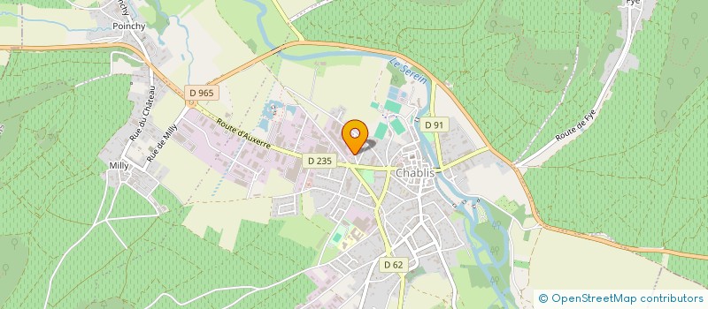 localisation de l'entreprise MONSIEUR BENJAMIN BRETAGNE  CHABLIS