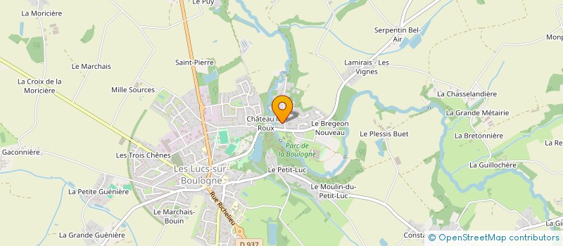 localisation de l'entreprise MONSIEUR BENJAMIN BRETHOME à LES LUCS-SUR-BOULOGNE