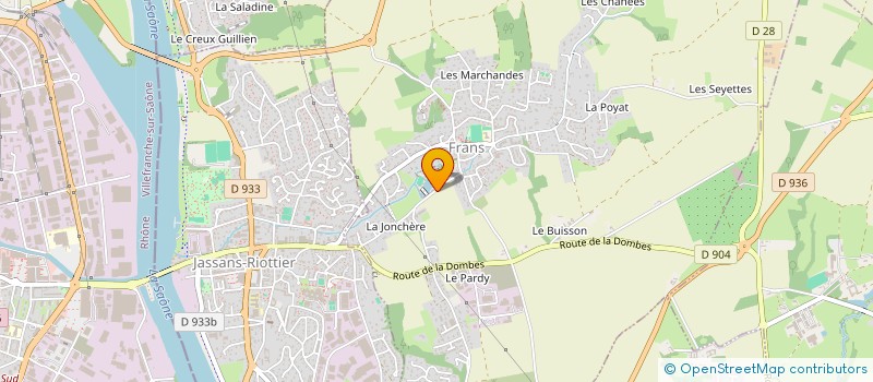 localisation de l'entreprise MONSIEUR BENJAMIN BRETIN à FRANS