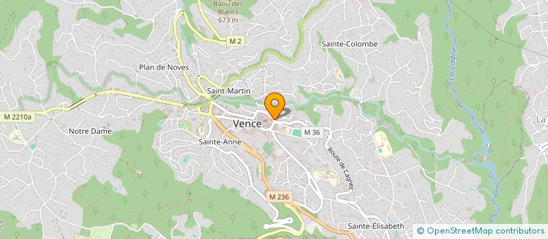 localisation de l'entreprise MONSIEUR BENJAMIN BRETON à VENCE