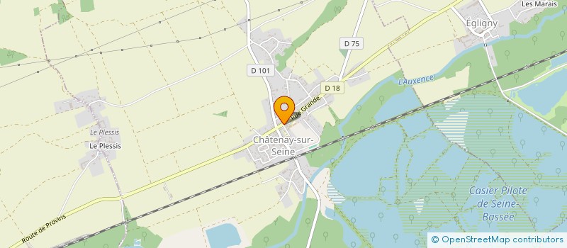 localisation de l'entreprise MONSIEUR BENJAMIN BRETON  CHATENAY-SUR-SEINE