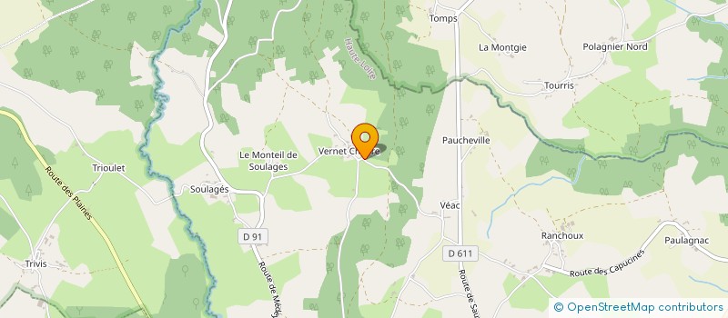localisation de l'entreprise MONSIEUR BENJAMIN BREUIL à CRAPONNE-SUR-ARZON