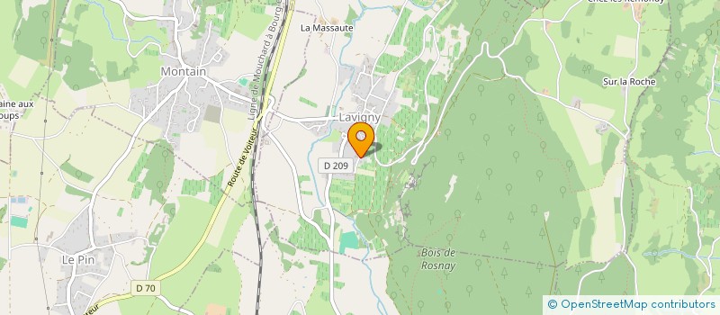 localisation de l'entreprise MONSIEUR BENJAMIN BRIDE  LAVIGNY