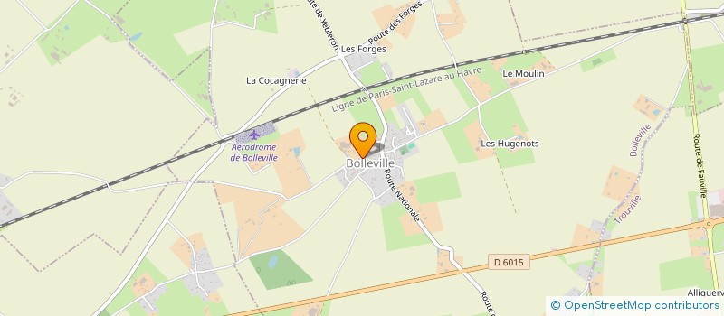 localisation de l'entreprise MONSIEUR BENJAMIN BROCHER  BOLLEVILLE