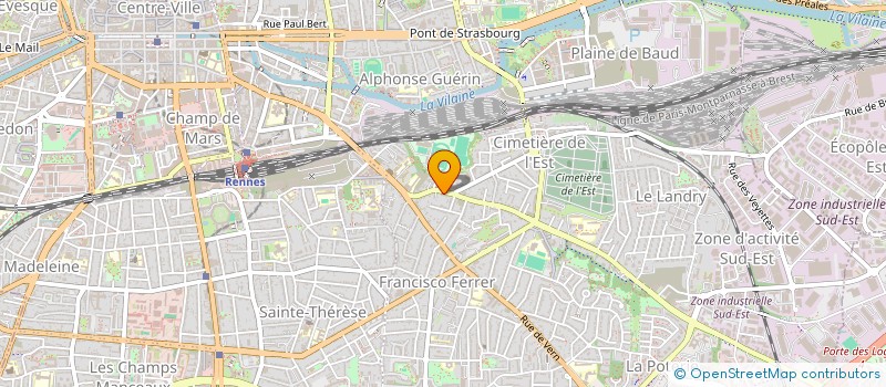 localisation de l'entreprise MONSIEUR BENJAMIN BROIT  RENNES