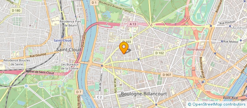 localisation de l'entreprise MONSIEUR BENJAMIN BROSSARD à BOULOGNE-BILLANCOURT
