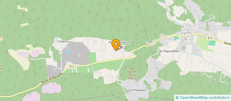 localisation de l'entreprise MONSIEUR BENJAMIN BRUNA  SIGNES