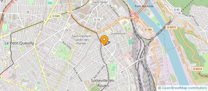 localisation de l'entreprise MONSIEUR BENJAMIN BRUNET à SOTTEVILLE-LES-ROUEN