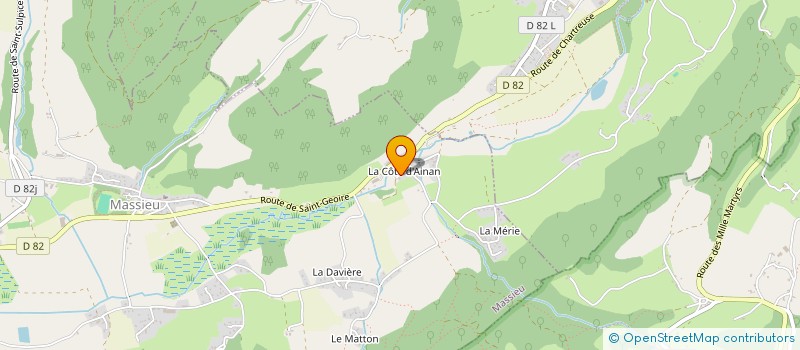 localisation de l'entreprise MONSIEUR BENJAMIN BRUNET à MASSIEU