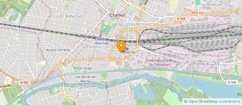 localisation de l'entreprise MONSIEUR BENJAMIN BRUNOIS à CHELLES