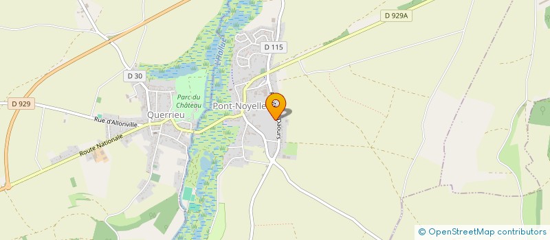 localisation de l'entreprise MONSIEUR BENJAMIN BRUXELLE  PONT-NOYELLES