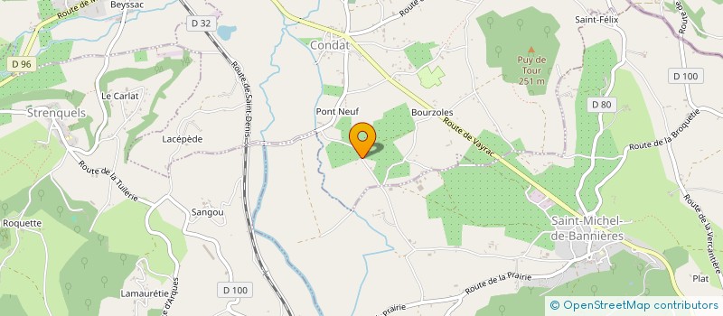 localisation de l'entreprise MONSIEUR BENJAMIN BUCHNER  CONDAT