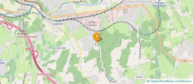 localisation de l'entreprise MONSIEUR BENJAMIN BUI  LOZANNE