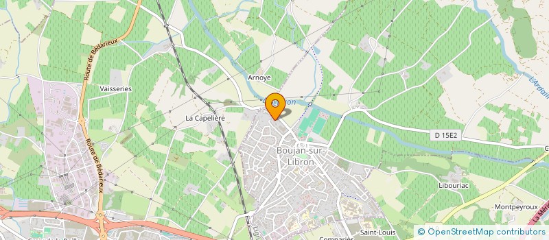 localisation de l'entreprise MONSIEUR BENJAMIN BUISAN à BOUJAN-SUR-LIBRON