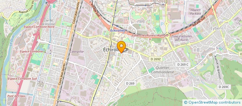 localisation de l'entreprise MONSIEUR BENJAMIN BUISSON à ECHIROLLES