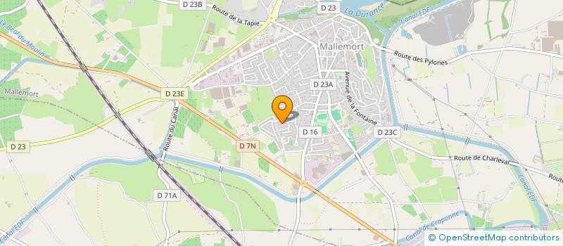 localisation de l'entreprise MONSIEUR BENJAMIN BULEON  MALLEMORT