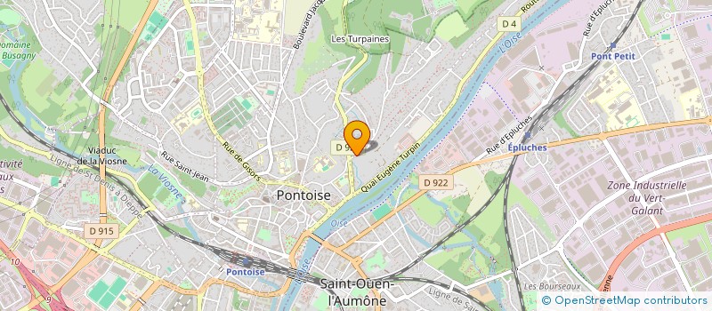 localisation de l'entreprise MONSIEUR BENJAMIN BUREL  PONTOISE