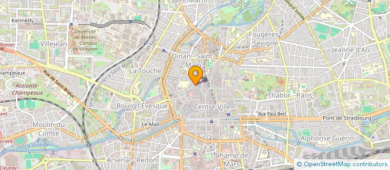 localisation de l'entreprise MONSIEUR BENJAMIN BURGESS  RENNES