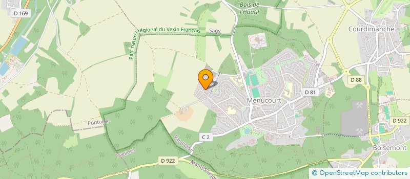 localisation de l'entreprise MONSIEUR BENJAMIN BURKARTH  MENUCOURT